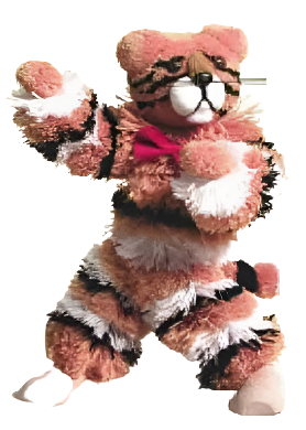 Yellow Tiger Marionette - Small