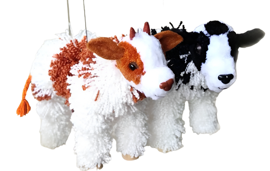 Cow Marionette - Assorted Colors