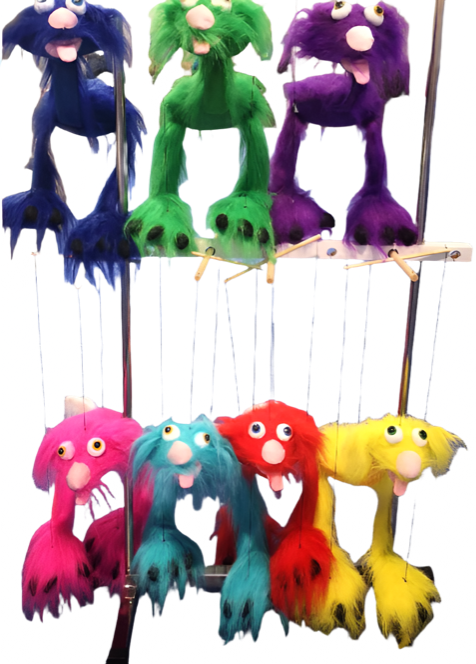 Funky Walker Monster Marionette - Large - Assorted Colors – Yarn