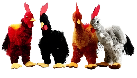 Rooster Marionette - Assorted Colors