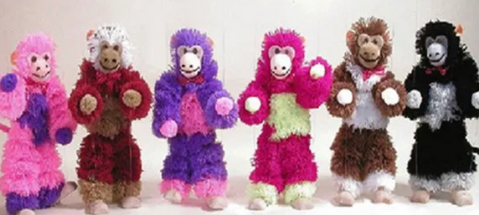 Monkey Marionette - Small -Assorted Colors